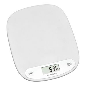 TFA Küchenwaage 50.2003.02, mit Tara-Funktion, Teilung 1 g, batteriebetrieben, weiß, g / ml / lb / oz / fl, bis 5 kg