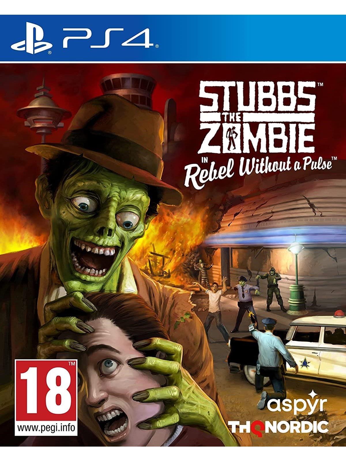 Stubbs the Zombie in Rebel Without a Pulse - Sony PlayStation 4 - Action/Abenteuer - PEGI 18