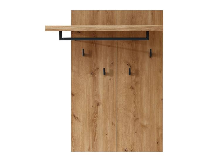 Wohn-Concept Persiko Garderobenpaneel Wildeiche Massivholz/Metall