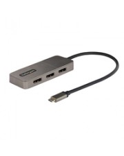 StarTech.com USB-C auf 3x DisplayPort 1.4mST Hub Multi-Monitor Adapter/Splitter 4K 60Hz nur Adapter Digital/Daten Typ C (MST14CD123DP)