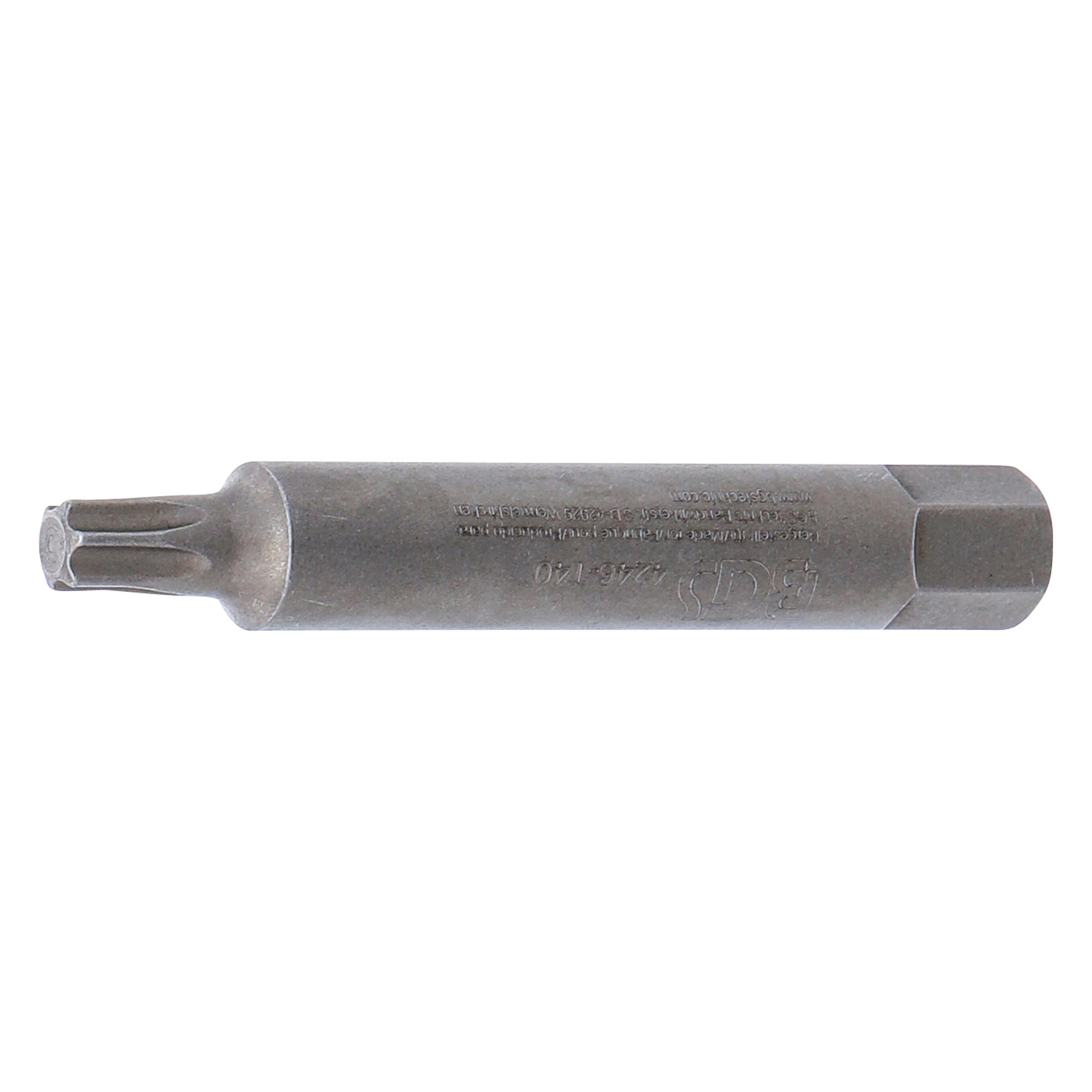 BGS Bit, lang Antrieb Aussensechskant 10 mm (3/8") T-Profil (für Torx) T40 (4246-T40)