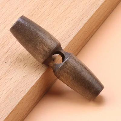 Wooden Horn Toggle Buttons Set Coat Sewing Buttons DIY Clothing Accessories 5