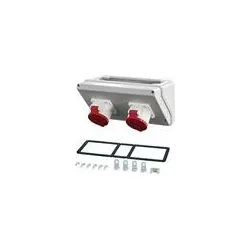 Hensel 20001085 Mi Connection Box, 2x CEE 32A, 5p., 400V, 6h Mi CB 13
