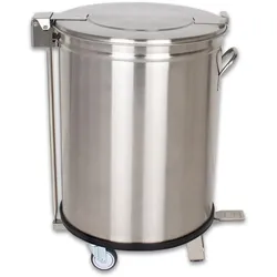 Beeketal Gastro Edelstahl Mülleimer Abfalleimer BGA-100