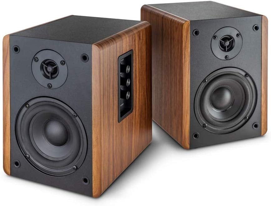 Wavemaster Base 2-kanaals versterker met 30 Watt en 50 - 22000 Hz - Grijs Hout