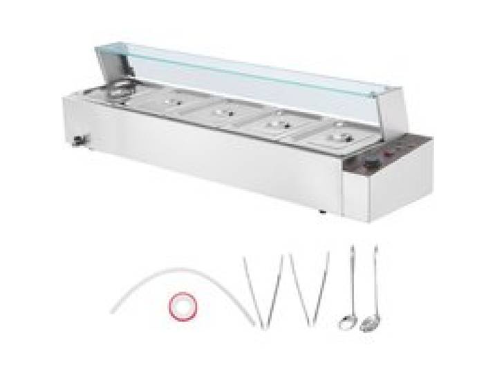 Chauffe-plats - DUOKU - SC-TC-215 - 1700 W - Acier Inoxydable - 5 x 8 QT