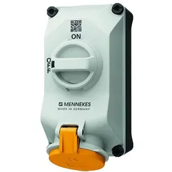 Mennekes 5603304G Wandsteckdose DUO 32A3P4h 110V IP44