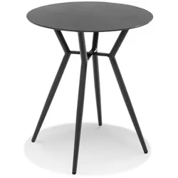 Balkontisch Oristan Ø 70 cm Keramik Schwarz