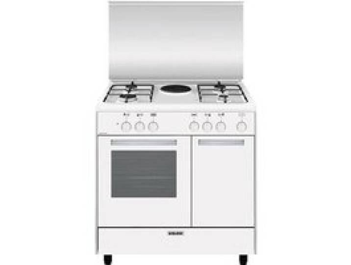 Cuisinière Glem AR856EX - Blanc - Combi - Rotatif - Moyenne