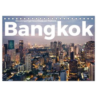 Bangkok - Die einzigartige Hauptstadt von Thailand. (Tischkalender 2027 DIN A5 quer), CALVENDO Monatskalender
