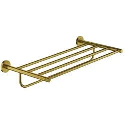 Grohe Essentials Multi-Badetuchhalter 40800GN1 55cm, verdeckte Befestigung, cool sunrise gebürstet