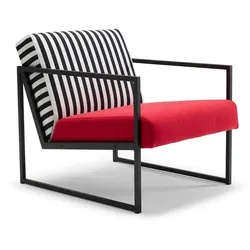 INNOVATION LIVING Sessel mit Armlehnen Vikko Spezial Stoff Rot Red
