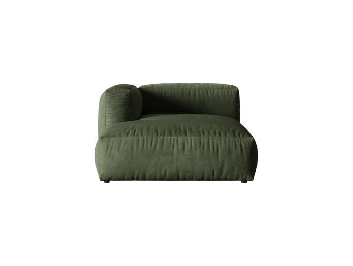 Modulares Design Chaiselongue „Martina“ Samt Grün Micadoni