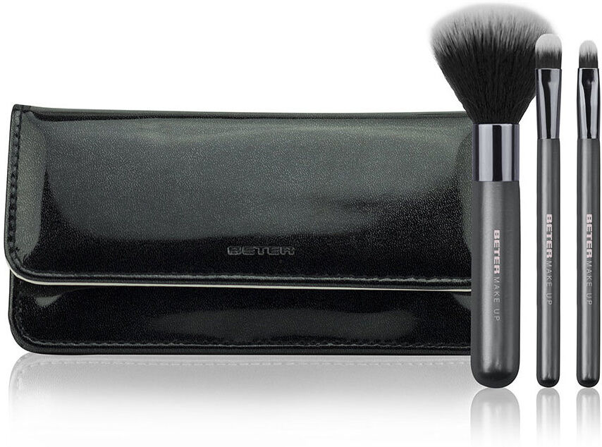 Beter Black Day to night collection 2 Brushes + 1 Brush + Case