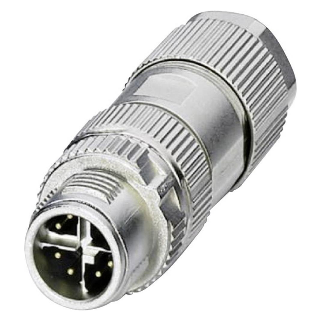 Phoenix Contact M12 Connector,8W,shielded,CAT6 (1417430)