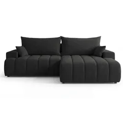 ECKSOFA Caleo Schwarz Rechts