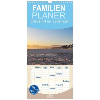 Familienplaner 2027 - Erlebe mit mir Lebenszeit mit 5 Spalten (Wandkalender, 21 x 45 cm) CALVENDO