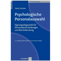Psychologische Personalauswahl, Fachbücher von Heinz Schuler