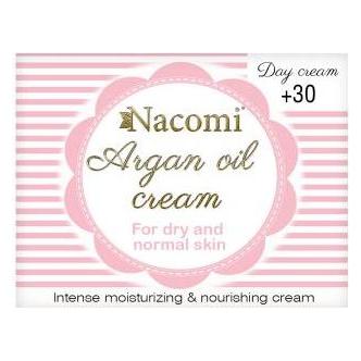 Nacomi Argan Oil Cream arganowy krem do skóry suchej i normalnej 30+ na dzień 50ml (50 ml, Tagescreme) (5901878688022)
