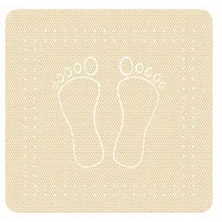 Kleine Wolke Rutschfeste Unterlage Foot sandbraun Kunststoff 4388226005
