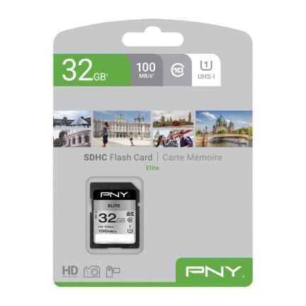 PNY Technologies PNY Elite SD Speicherkarte 32 GB P-SD32GU1100EL-GE