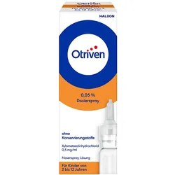 OTRIVEN 0,05% Dosierspray ohne Konservierungsstoffe 10 ml