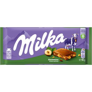 Milka Tafelschokolade Haselnuss, 90g