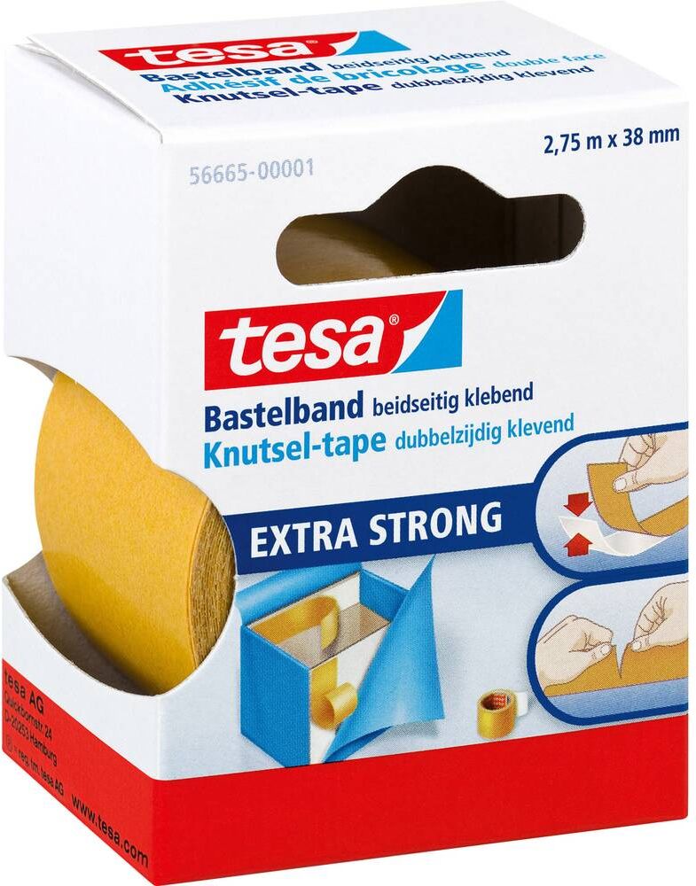 tesa Bastelband, doppelseitig, 2,75 m x 38 mm