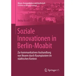 Soziale Innovationen in Berlin-Moabit, Fachbücher von Anika Noack