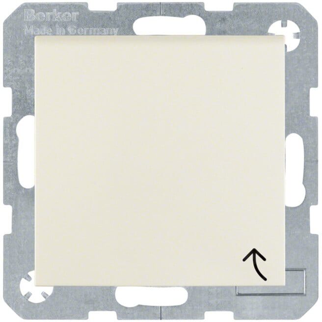 Berker Prise SCHUKO ws/gl avec couvercle rabattable 47518982 (47518982)