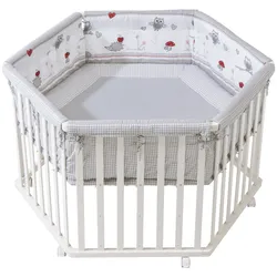 Laufgitter roba ADAM & EULE (LBH 106x121x72 cm) - weiß - LBH 106x121x72 cm