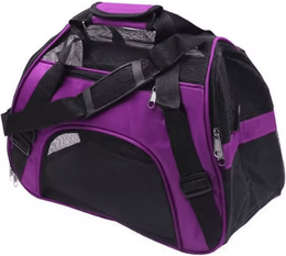 Inspire Curations Portable Mesh Pet Carrier Bag Cat Travel Carrier For Comfortable Trips & Everyday Adventures purple m