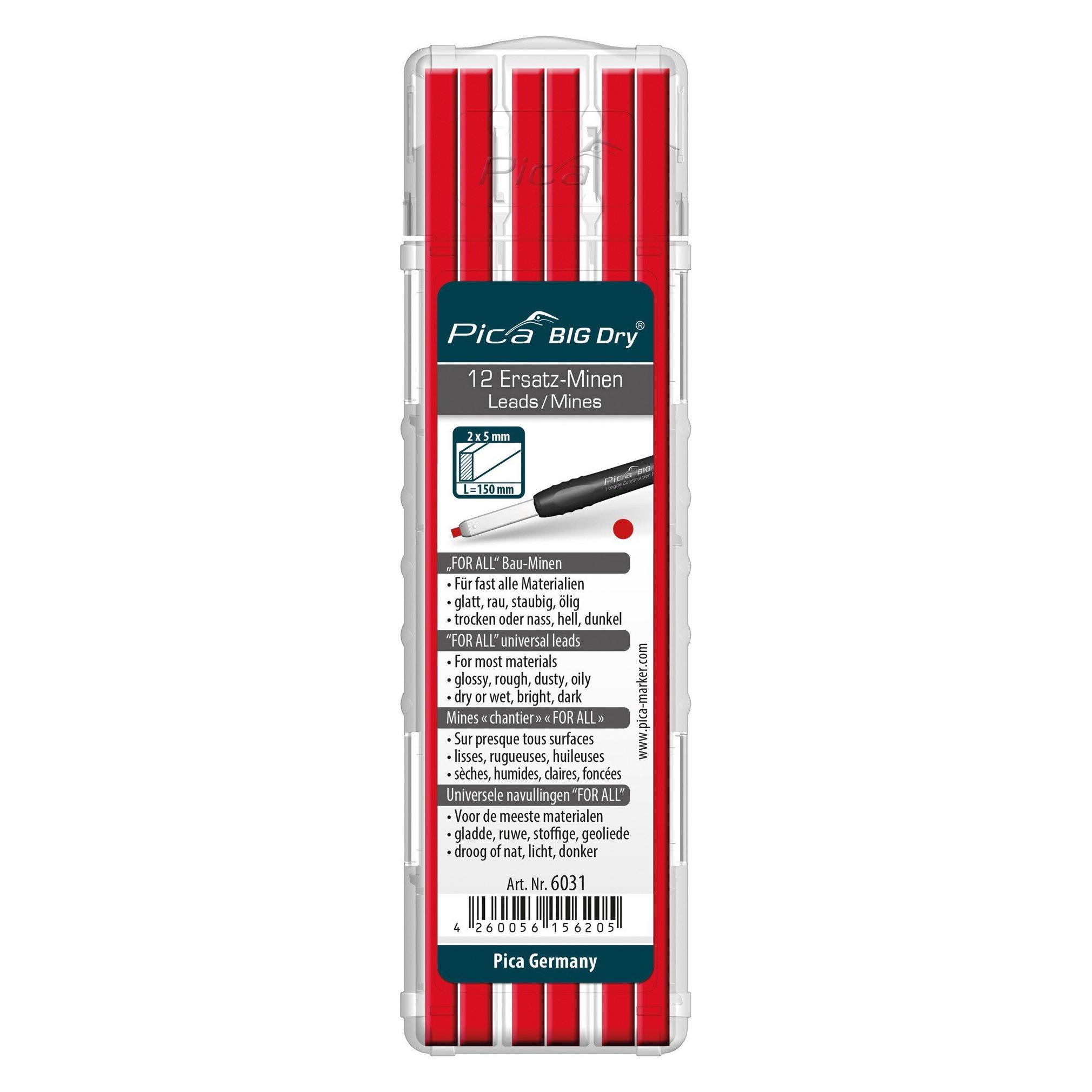 Pica BIG DRY Minen-Set FOR ALL (12 Stk., 5 mm) (6031)