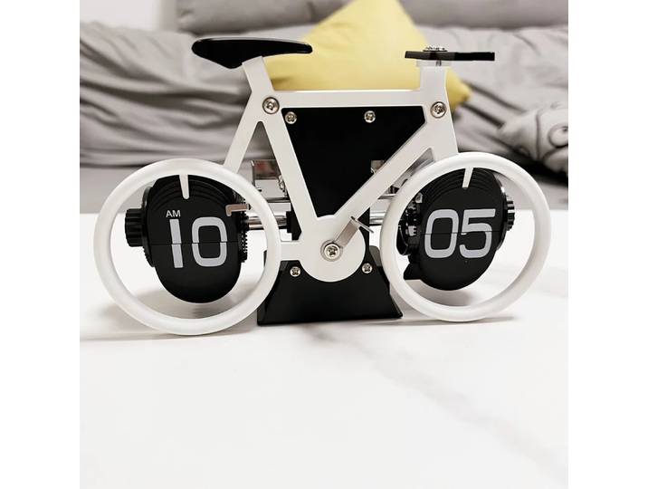 Vintage Style européen vélo conception Flip Page horloge créative maison minimaliste bureau pendule horloge mode décoration horloge