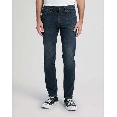 Slim-fit-Jeans LEE "Extrem Motion", Herren, Gr. 36, Länge 34, sebastian, Denim/Jeans, Obermaterial: 77% Baumwolle, 21% Polyester, 2% Elasthan, schmal lang, Jeans Slim-fit-Jeans, Extreme Motion Stretchware