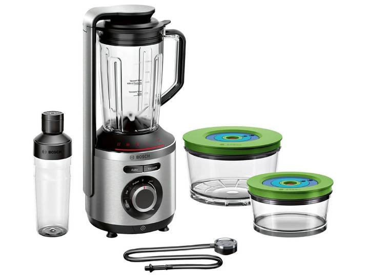 BOSCH Standmixer Bosch MMBV625M Vakuum Mixer, 1000 W, Pulsfunktion, Eispiler