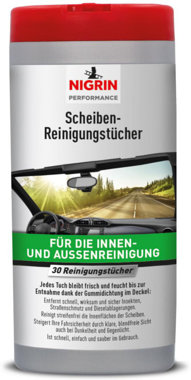Nigrin Scheibenreiniger Scheiben-Reinigungstücher 30x 687747