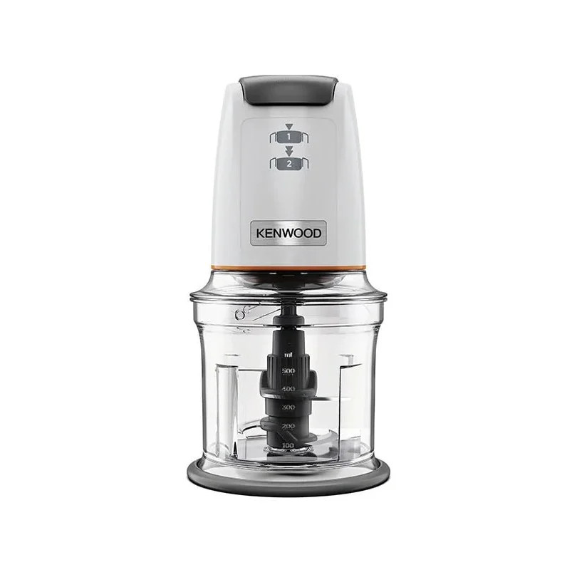 Kenwood Hakmolen CHP61.000WH Wit en Grijs met RVS messen en kabelopslag