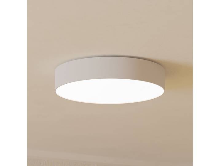 Plafonnier LED Ø 39cm Argenté/Blanc Polycarbonate LED Module LED