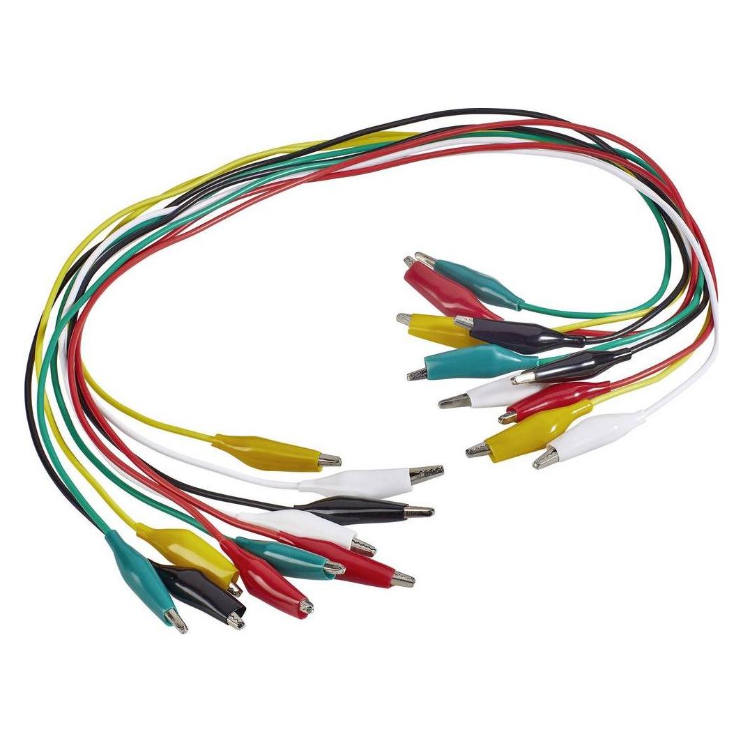 Voltcraft Schnellverbindungs-Kroko-Set 540 mm/0.5 mm² (0.54 m) (KS-540/0.5)