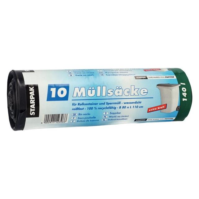 Papstar 12396 Abfallbeutel (e) (10x, 140 l) (12396)
