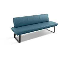 Komfort & Wohnen Bank Amarillo Stoff Blau Blue