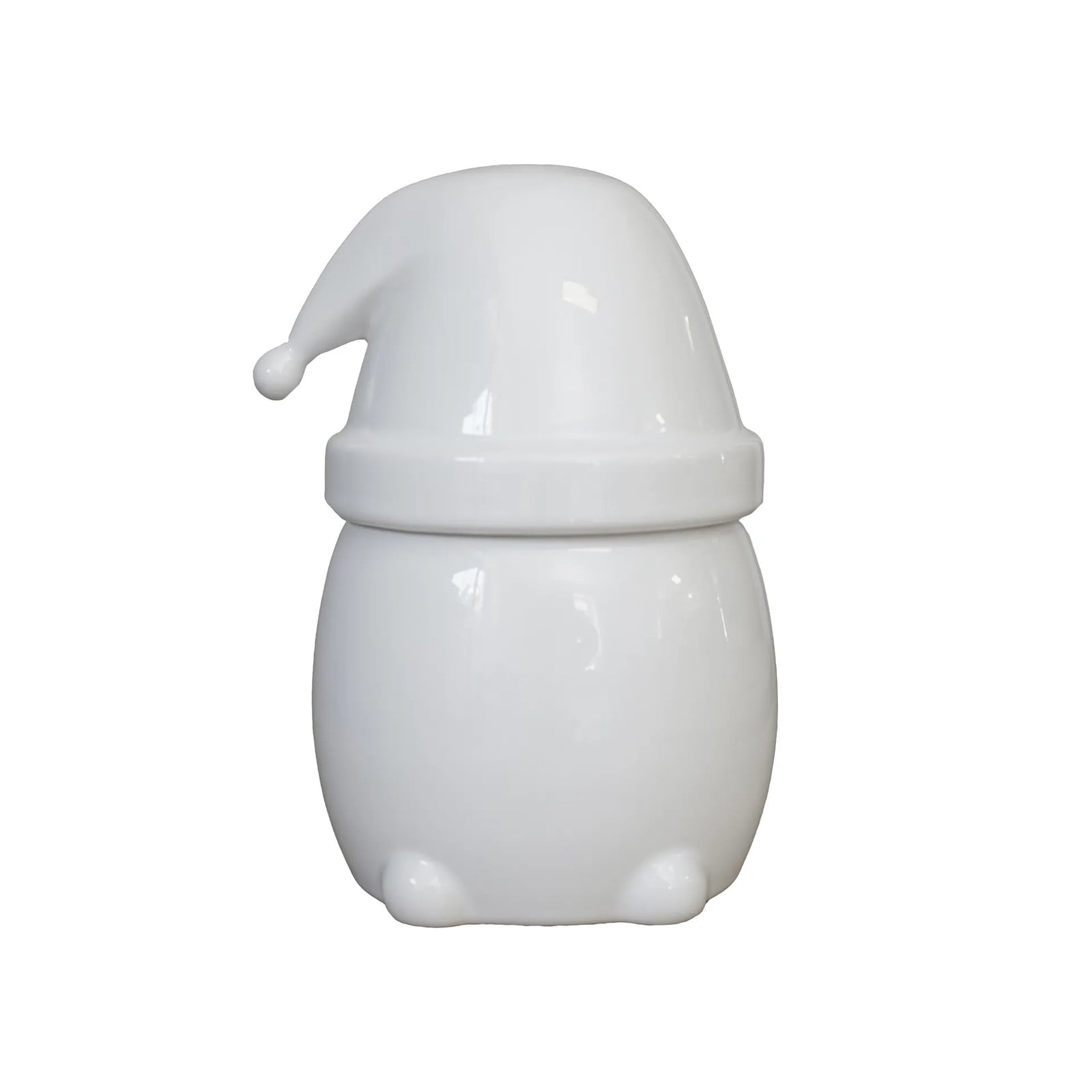 DBKD Eating Santa kom met deksel groot Shiny white