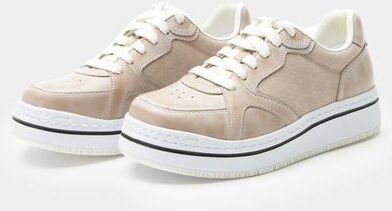 Women's Alyster Platform Sneaker by Alegria in Blush (Size 40 M)