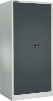 Schäfer Shop Select Materialschrank MSI 2609, Belastb. 50 kg je Boden, H 1935 mm, lichtgrau/anthrazitgrau