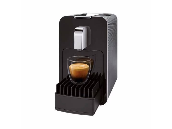 DELIZIO VIVA Black Portionensystem Delizio – Delizio Maschine/Delizio Kaffeemaschine – schwarz