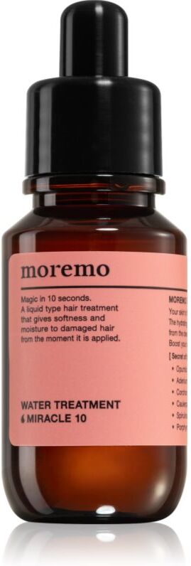 moremo Water Treatment Miracle 10 sérum régénération intense pour cheveux abîmés et fragiles 30 ml