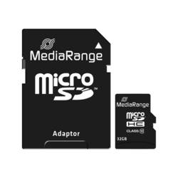 MediaRange - Flash-Speicherkarte (microSDHC/SD-Adapter inbegriffen) MR959