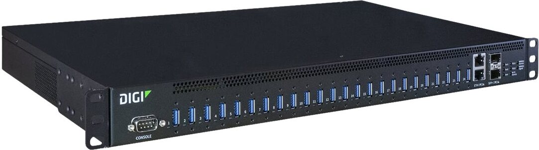 Digi AW24-G300, USB 3.2 Gen 1 (3.1 Gen 1) Type-A, USB 3.2 Gen 1 (3.1 Gen 1) Type-A, MMC, 10000 Mbit/s, Schwarz, CE, FCC Part 15 Class B, AS/NZS CISPR 22, EN55024, EN55032