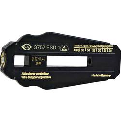 C.K T3757ESD 1 ESD Drahtabisolierer Geeignet für PVC-Drähte, PTFE-Drähte 0.12 bis 0.4 mm Passend für Marke (Zangen) C.k